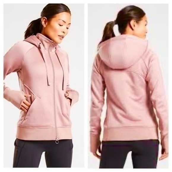 Athleta Tops - Athleta Triumph Luxe Shine Hoodie Sweatshirt XXS
